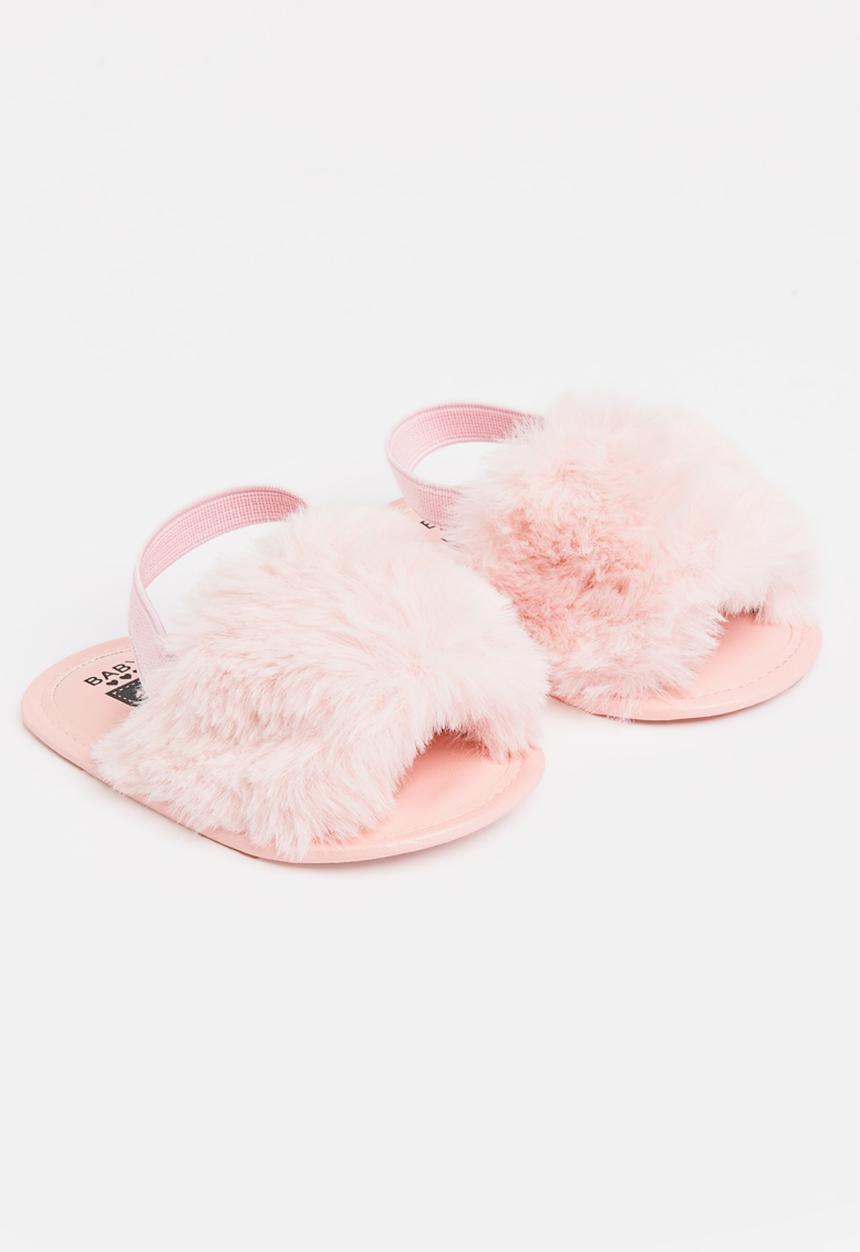 Pop Candy - Fluffy Sandal Mid Pink