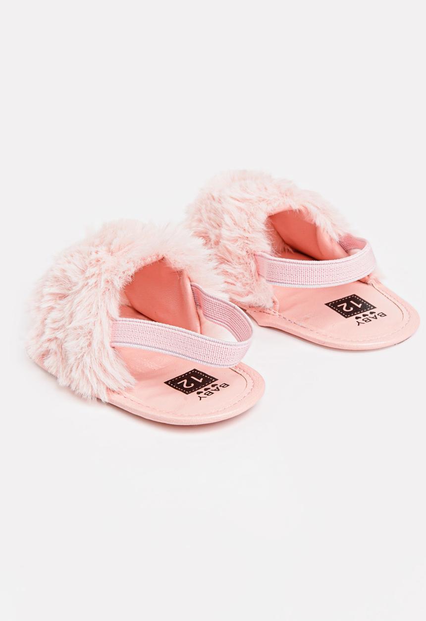Pop Candy - Fluffy Sandal Mid Pink