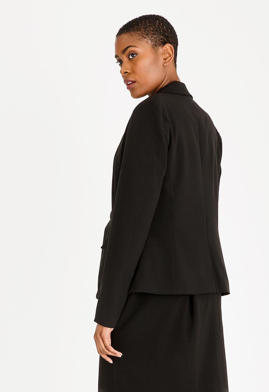 edit - Regular fit blazer - black 