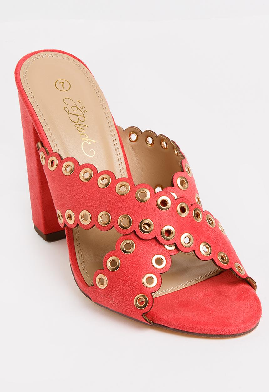 Miss Black - Welsh heel - pale pink