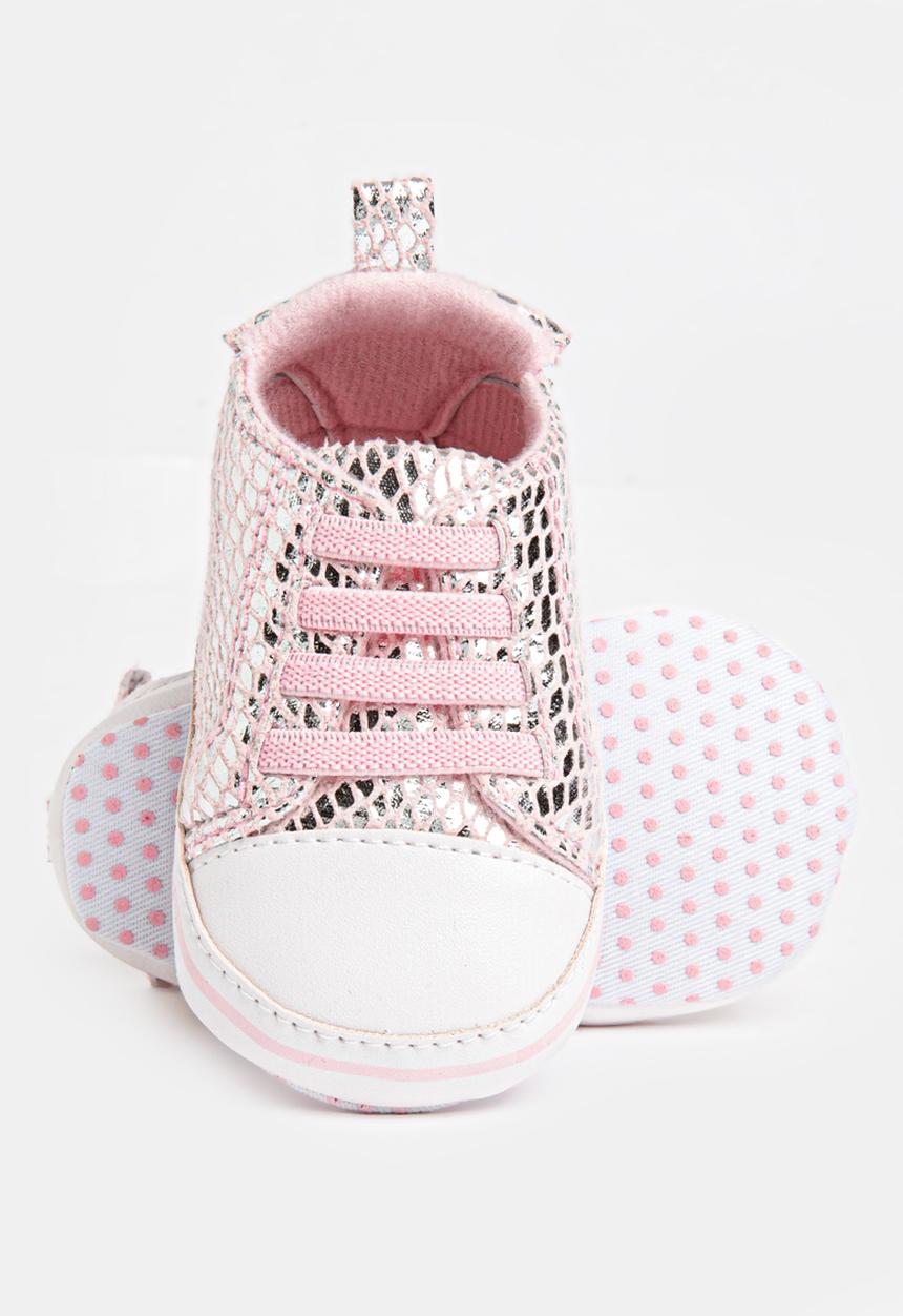 Pop Candy - Lace Up Sneaker Mid Pink