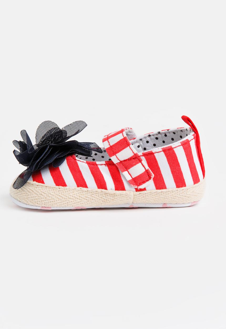 Pop Candy - Printed Pump Red