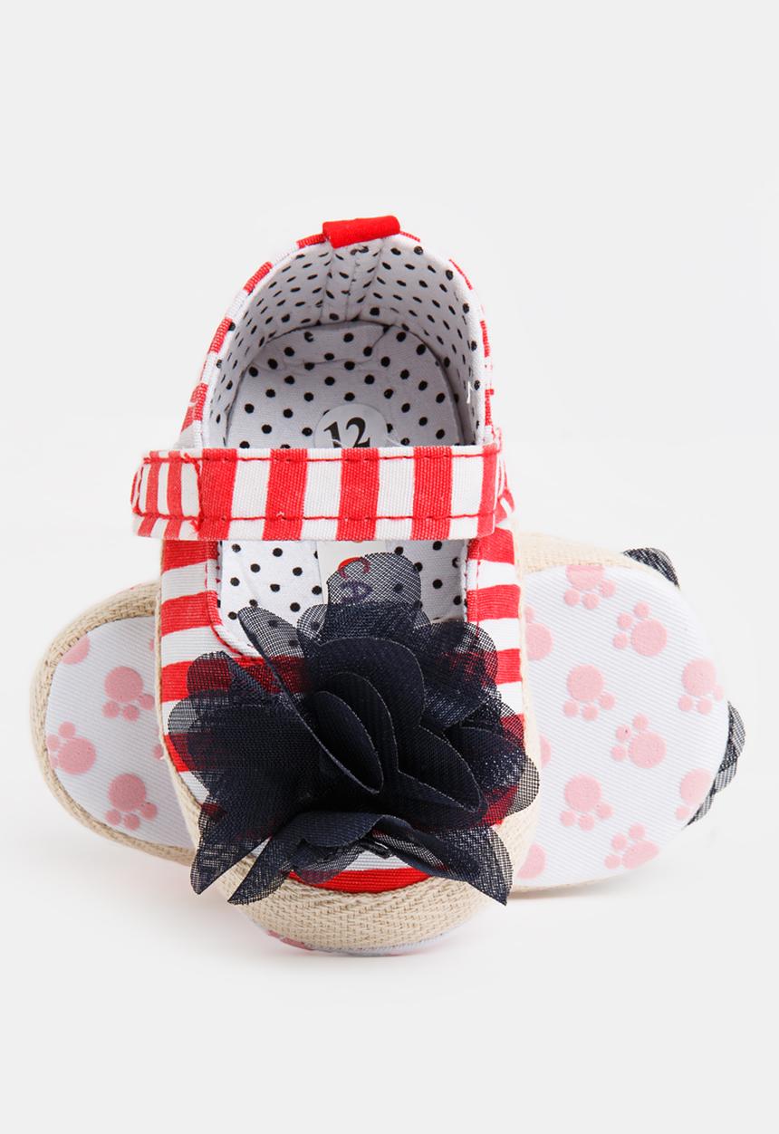 Pop Candy - Printed Pump Red