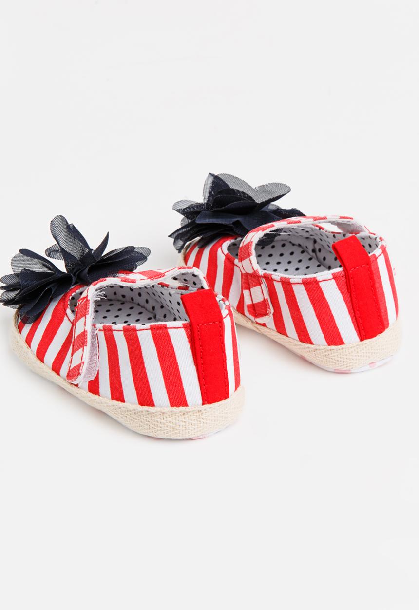 Pop Candy - Printed Pump Red