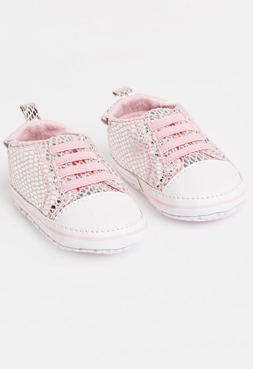Pop Candy - Lace Up Sneaker Mid Pink