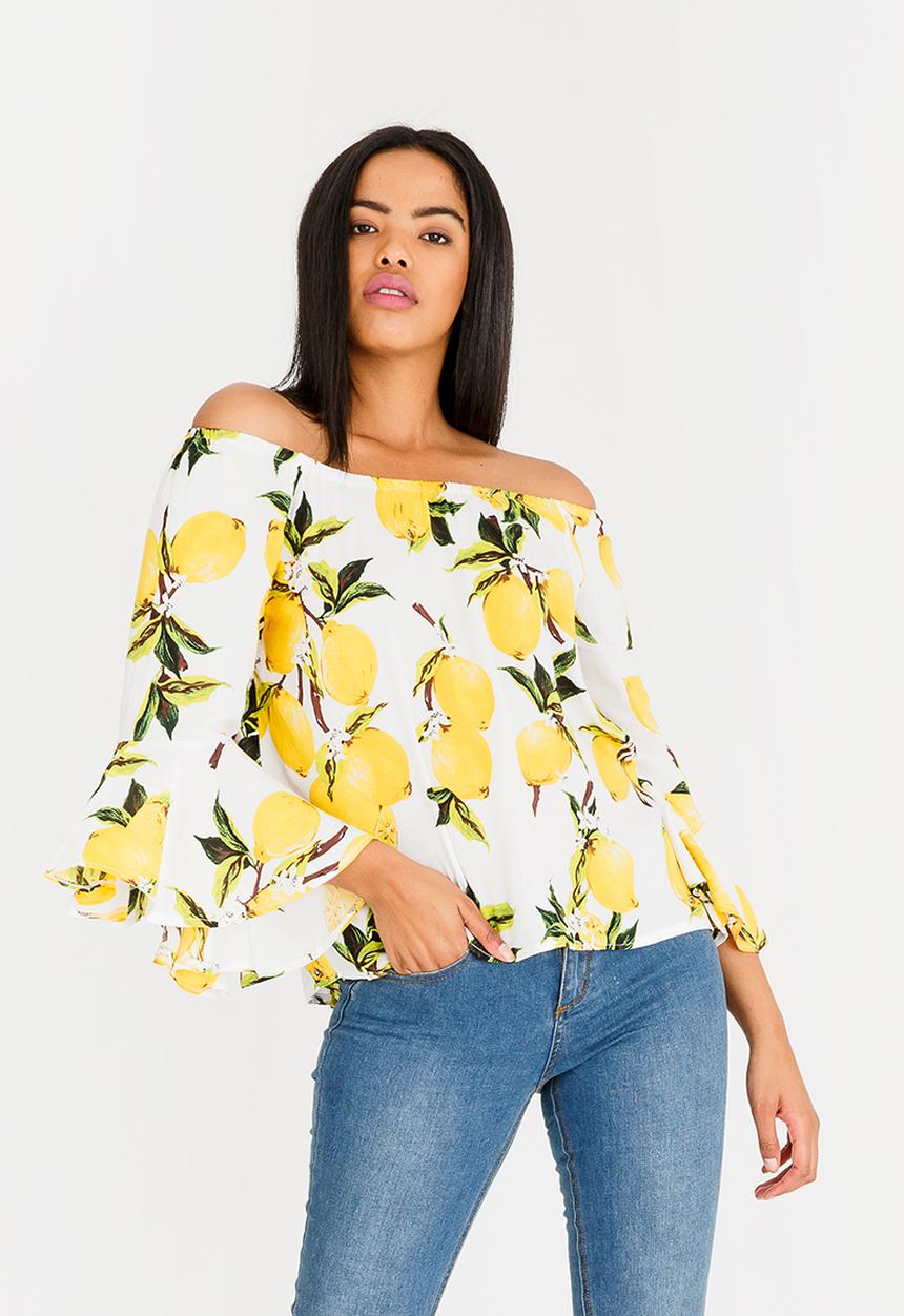 Revenge - Off Shoulder Top Multi-colour