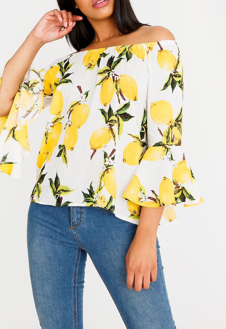 Revenge - Off Shoulder Top Multi-colour