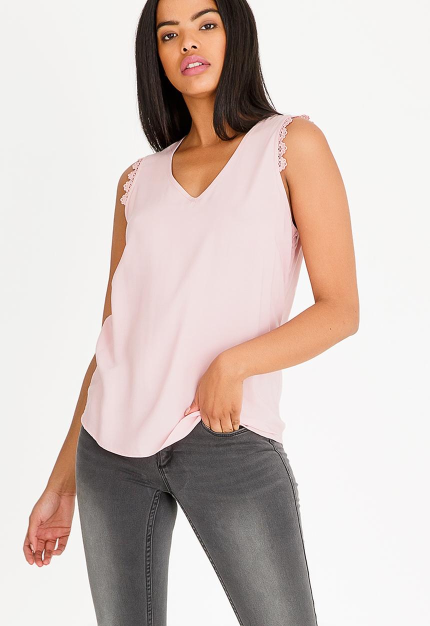 Vero Moda - Lacey Boca Top Pale Pink