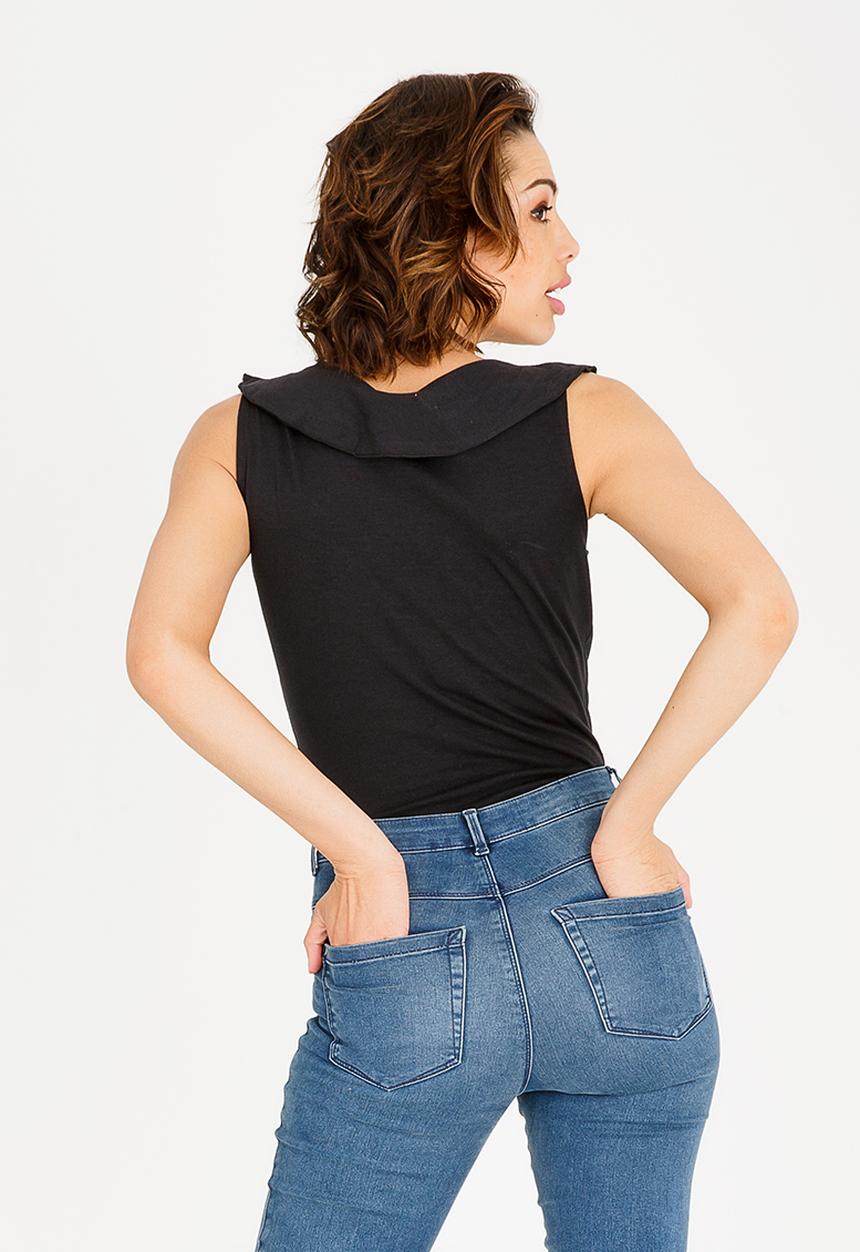 Vero Moda - Lally Sleeveless Bodysuit Black