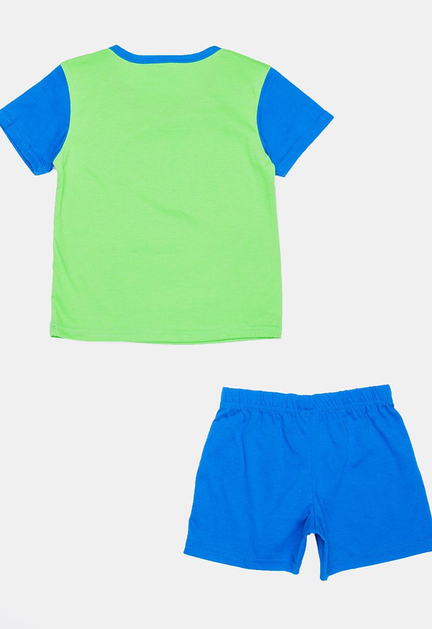 Twin Clothing - Dinosaur Printed Sleepwear Set Multi-colour