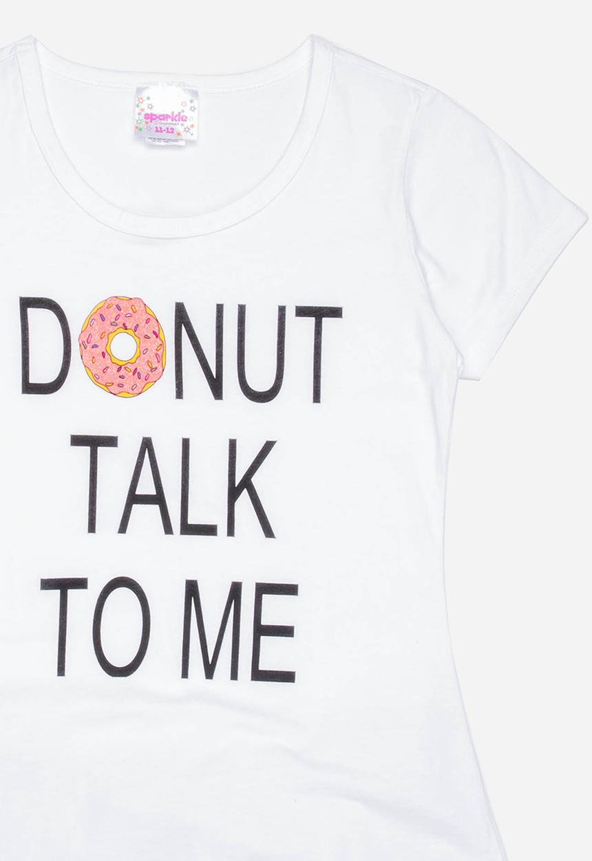 Twin Clothing - Donut Print Sleepwear Set White