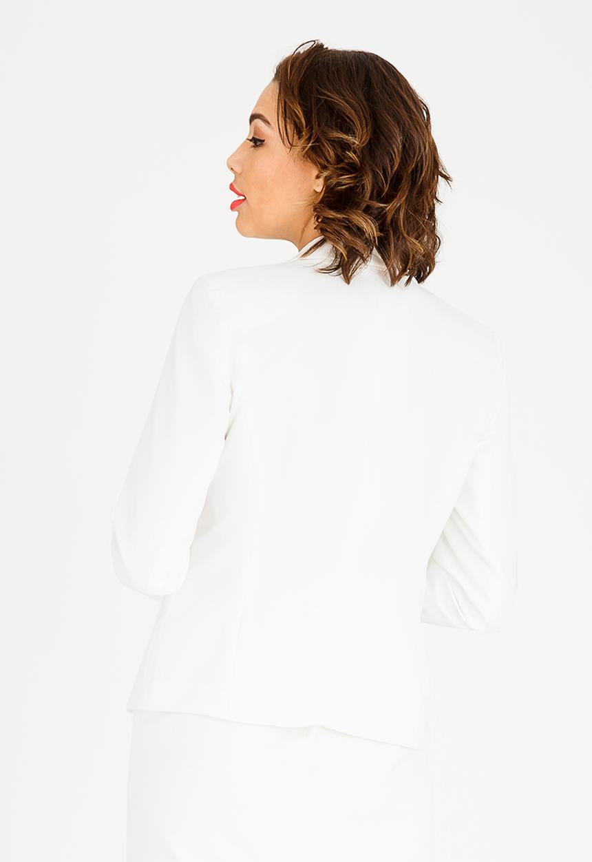 edit - Regular fit blazer - white