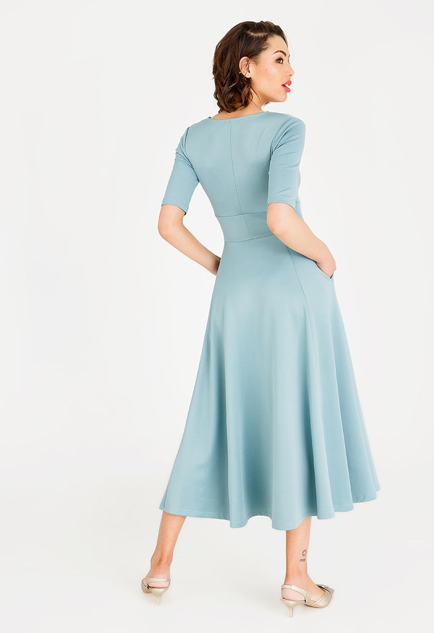 STYLE REPUBLIC - Volume Fit and Flare Maxi Dress Mint