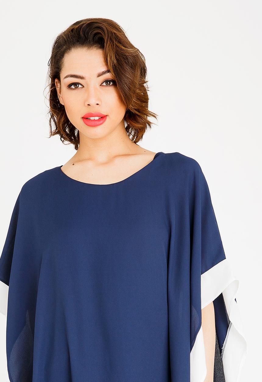 edit - Batwing blouse - navy 