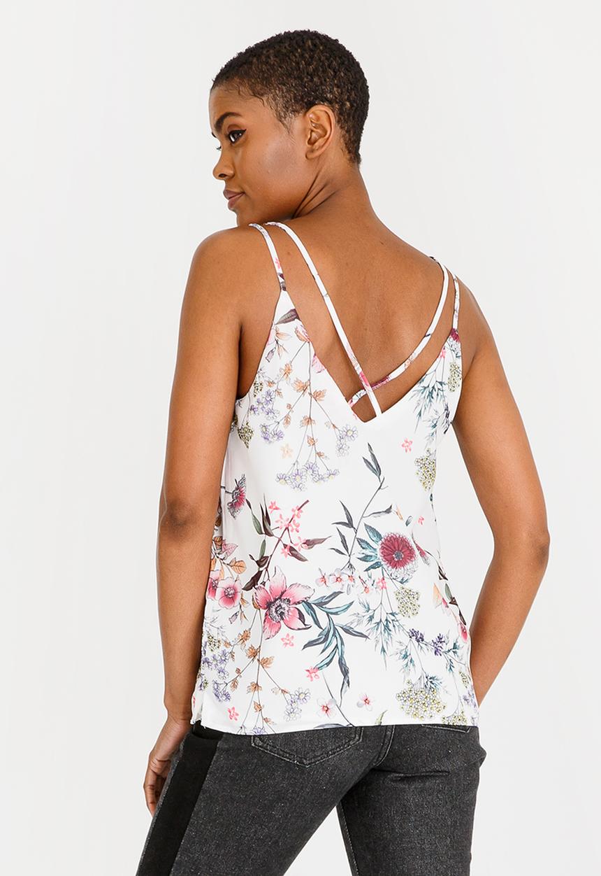 c(inch) - Strap Detail Cami White
