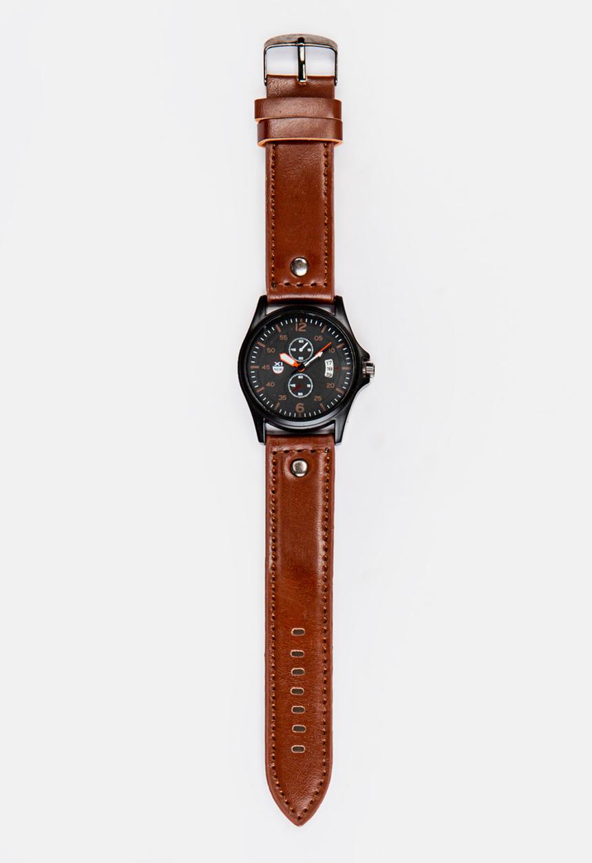 Basic Analogue Watch Brown