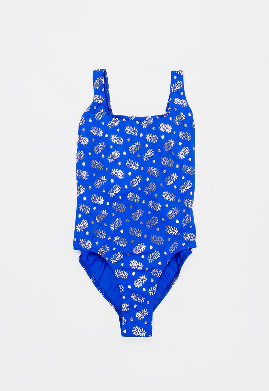 Sun Things - Foil Pineapple One Piece Blue