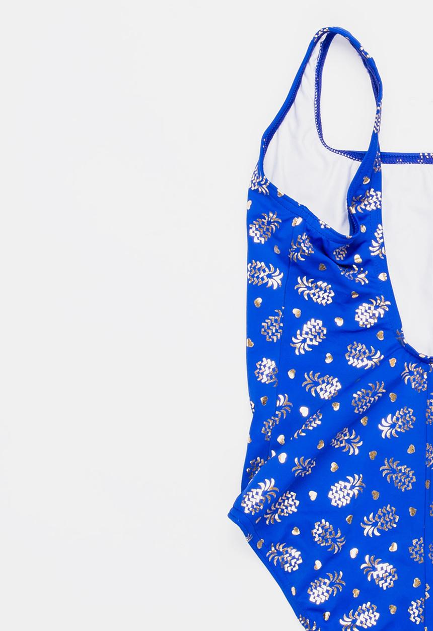 Sun Things - Foil Pineapple One Piece Blue