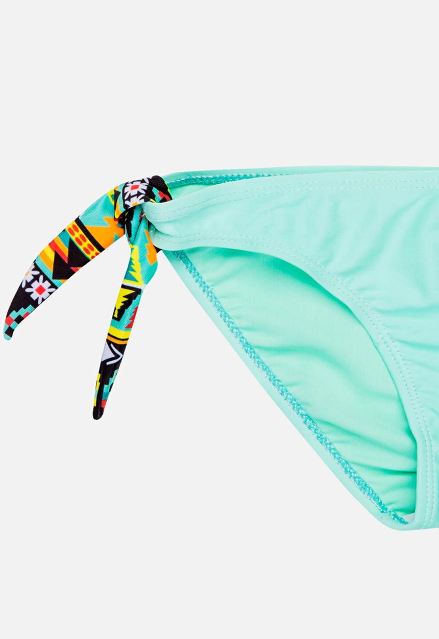Pop Candy - Printed colour block bikini - mint 