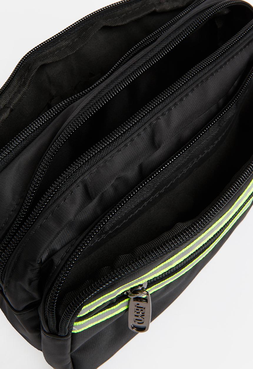 STYLE REPUBLIC - Twin Stripe Waist Bag Black