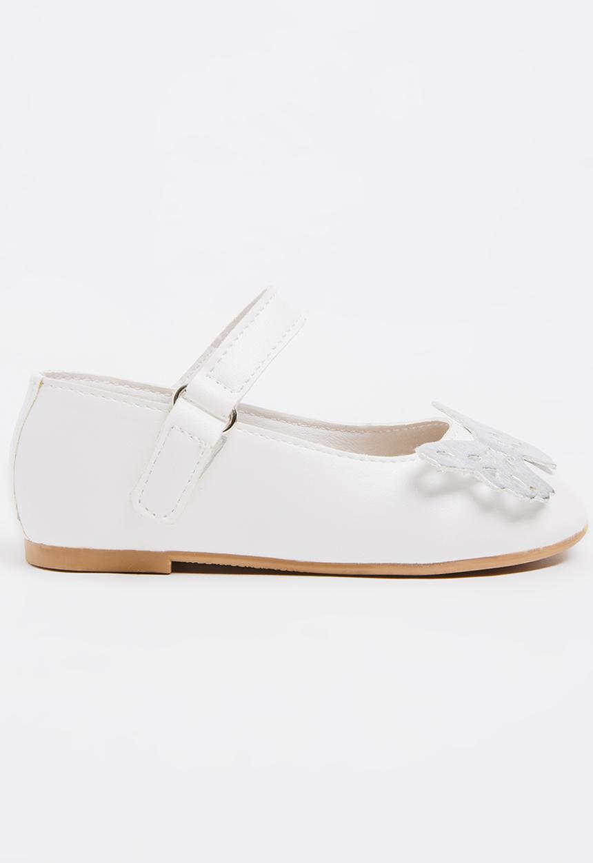 Pop Candy - Printed Butterfly Pump White