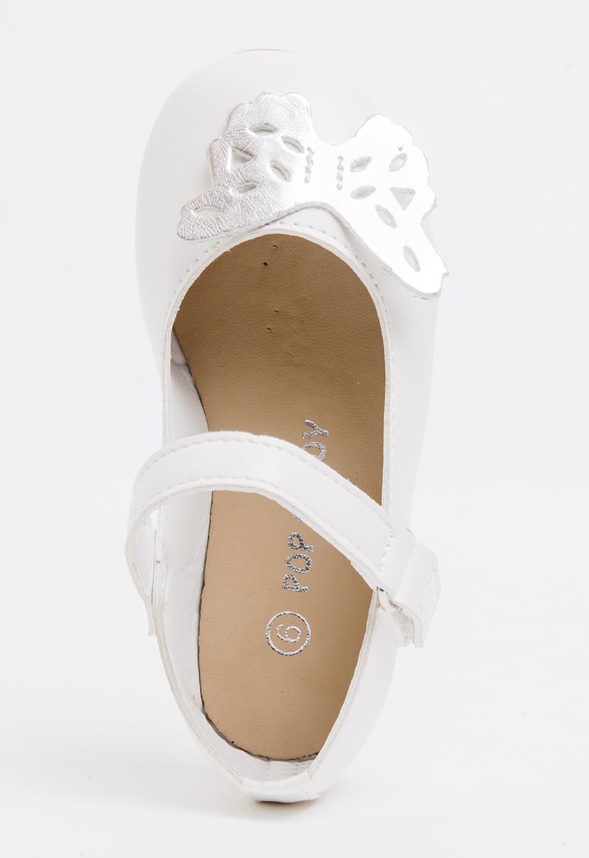 Pop Candy - Printed Butterfly Pump White