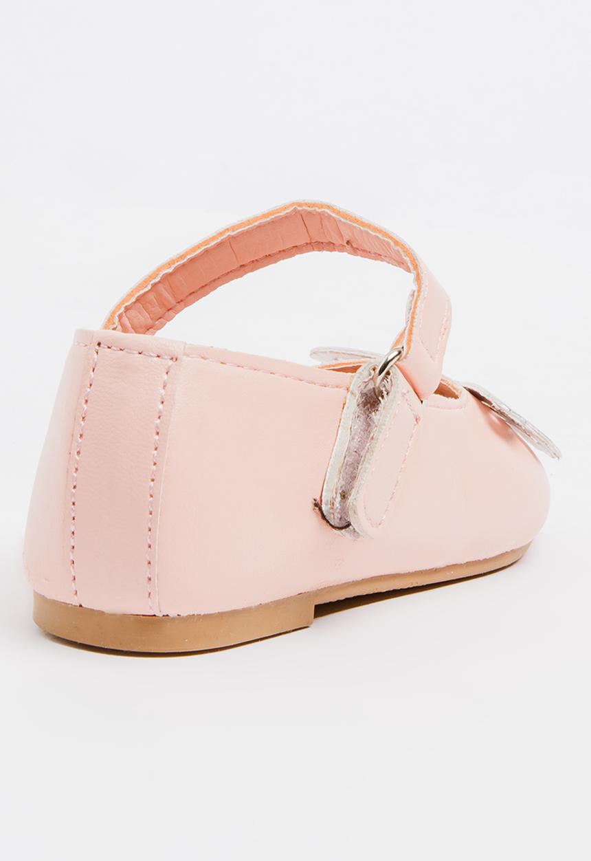 Pop Candy - Printed Butterfly Pump Mid Pink