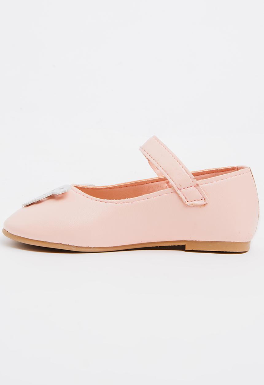 Pop Candy - Printed Butterfly Pump Mid Pink