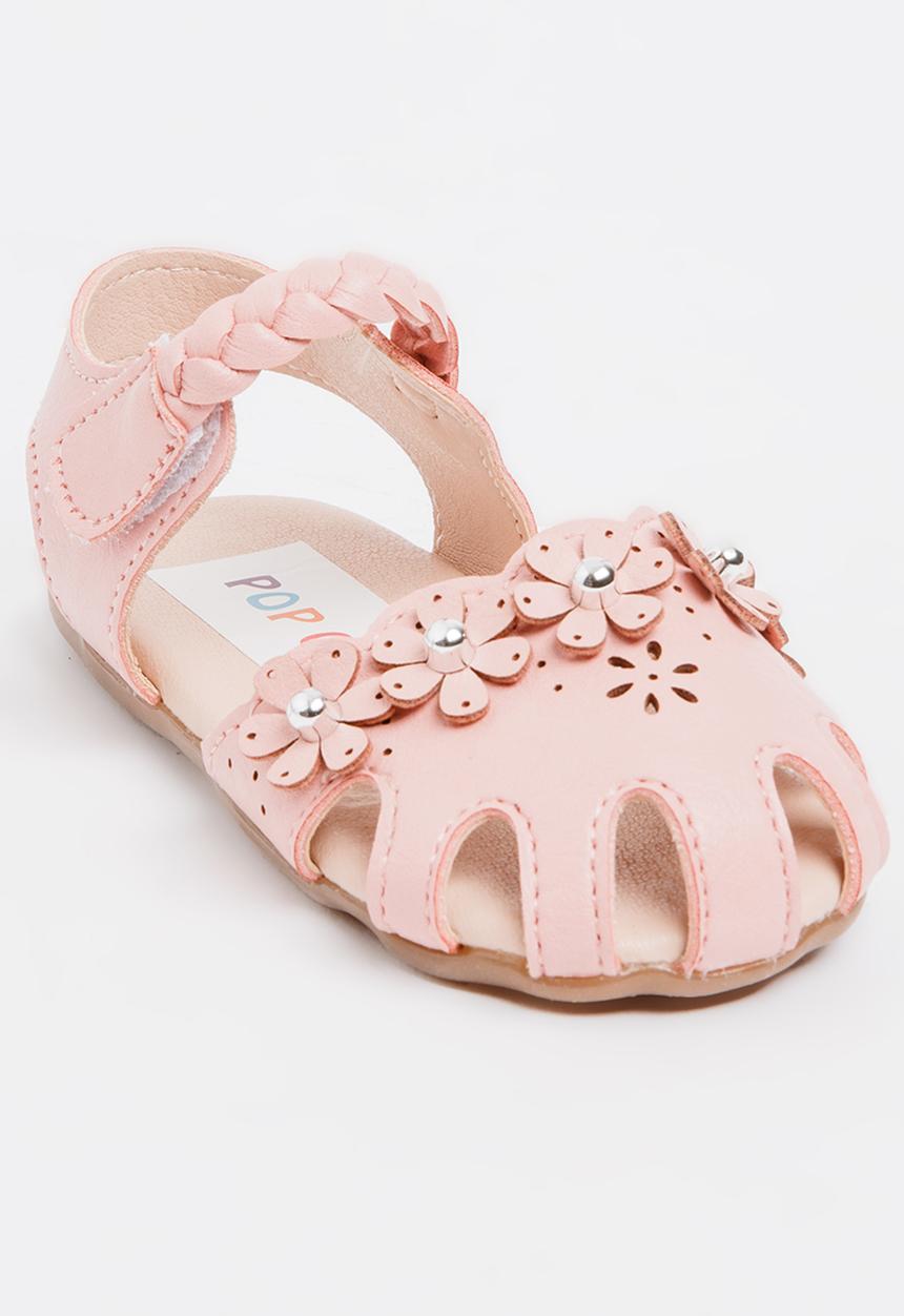 Pop Candy - Flower Detailed Sandal Mid Pink