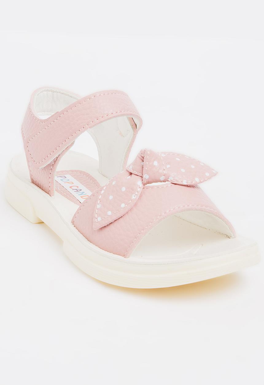 Pop Candy - Bow Detailed Sandal Pale Pink