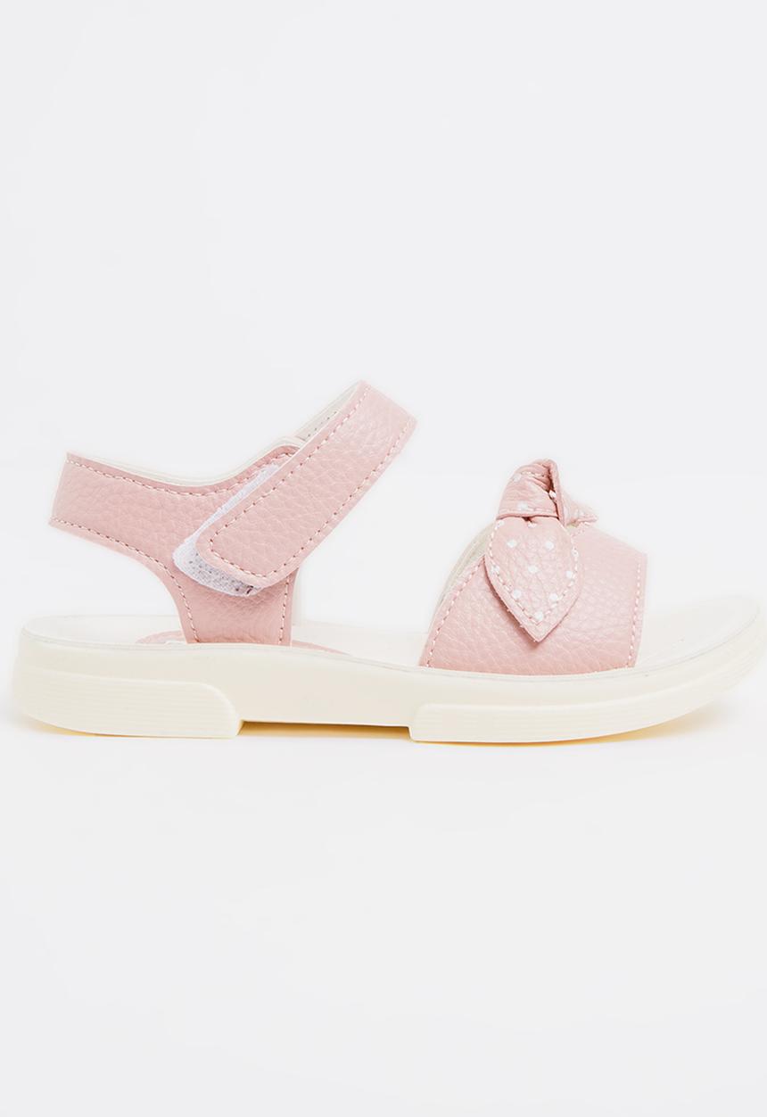 Pop Candy - Bow Detailed Sandal Pale Pink