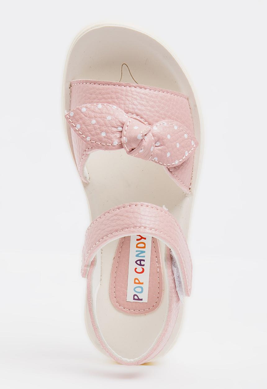 Pop Candy - Bow Detailed Sandal Pale Pink