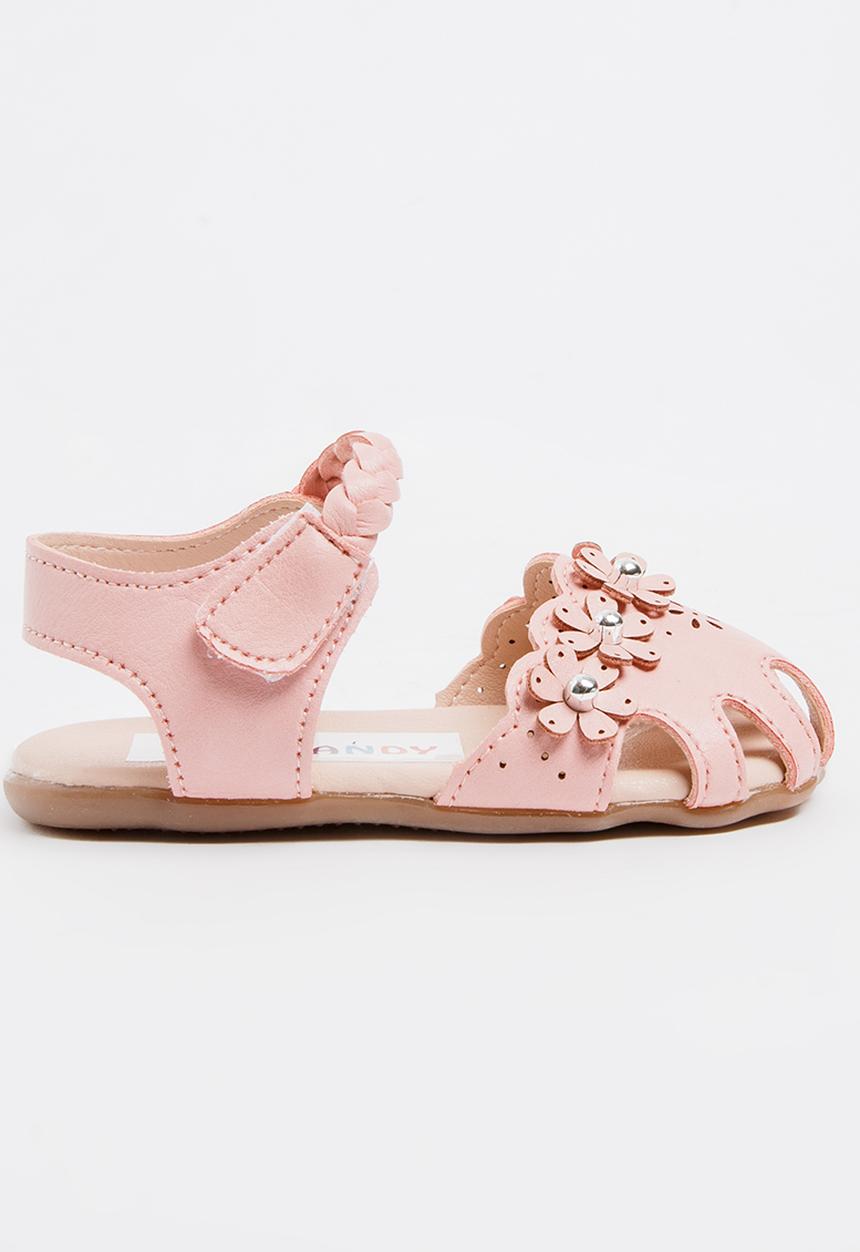 Pop Candy - Flower Detailed Sandal Mid Pink
