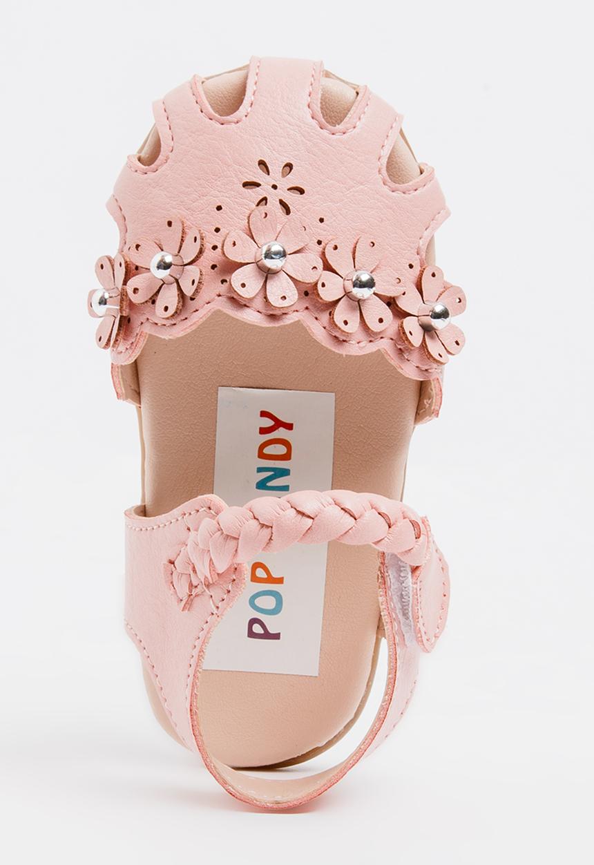 Pop Candy - Flower Detailed Sandal Mid Pink
