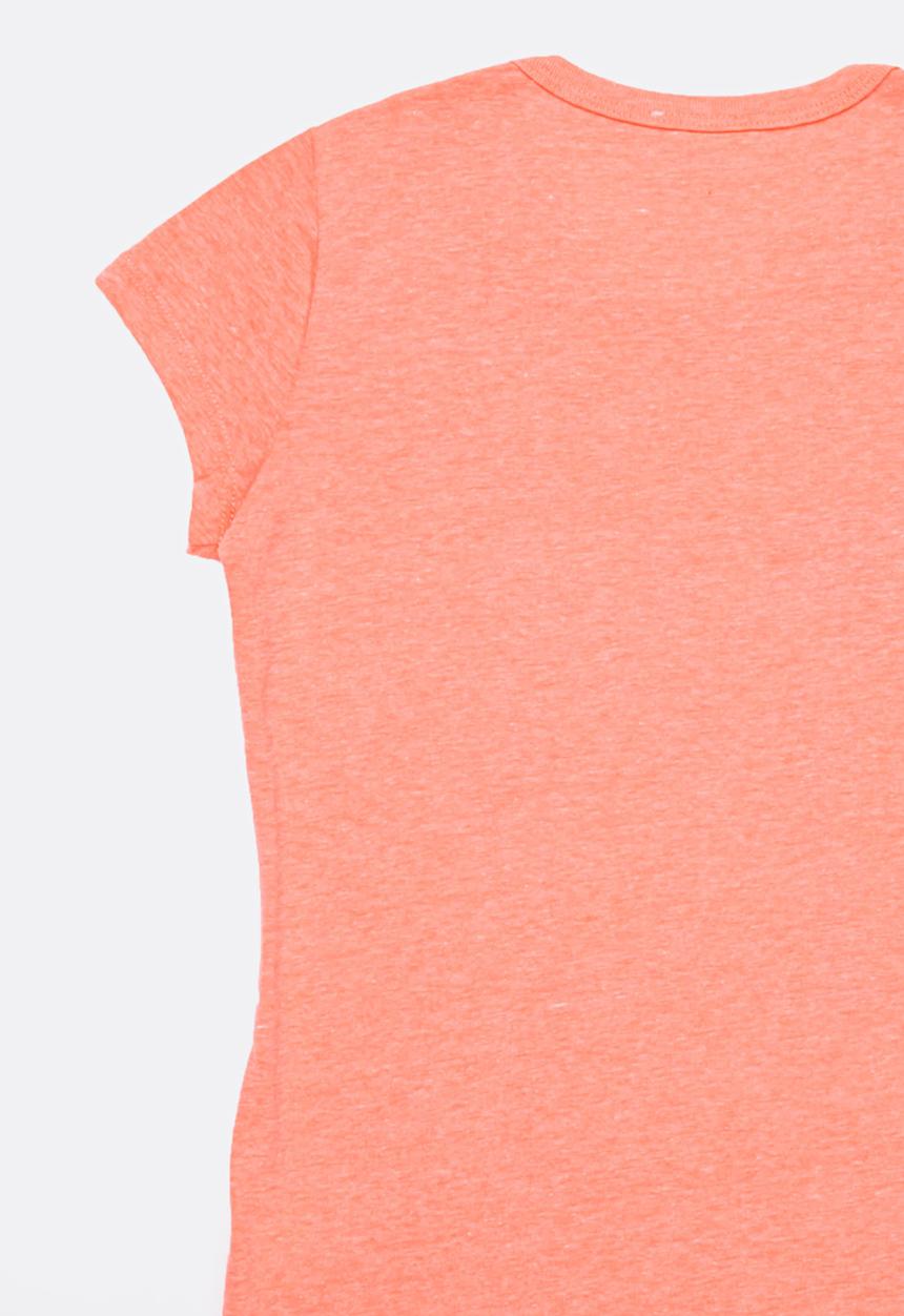 Pop Candy - Printed tee - coral