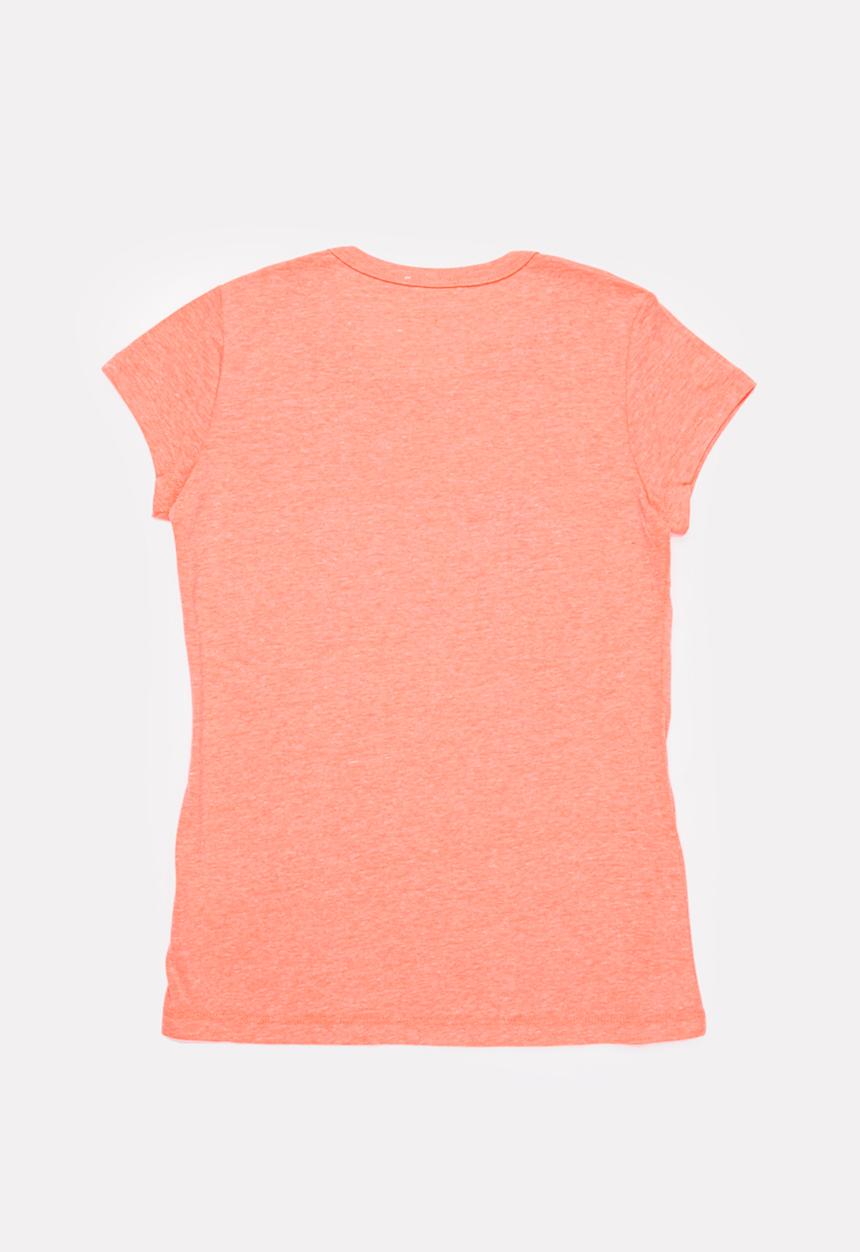 Pop Candy - Printed tee - coral