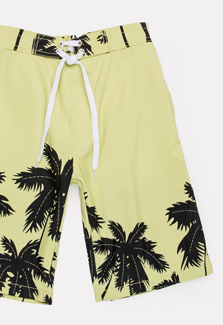 Pop Candy - Palm Tree Boardshorts Mint