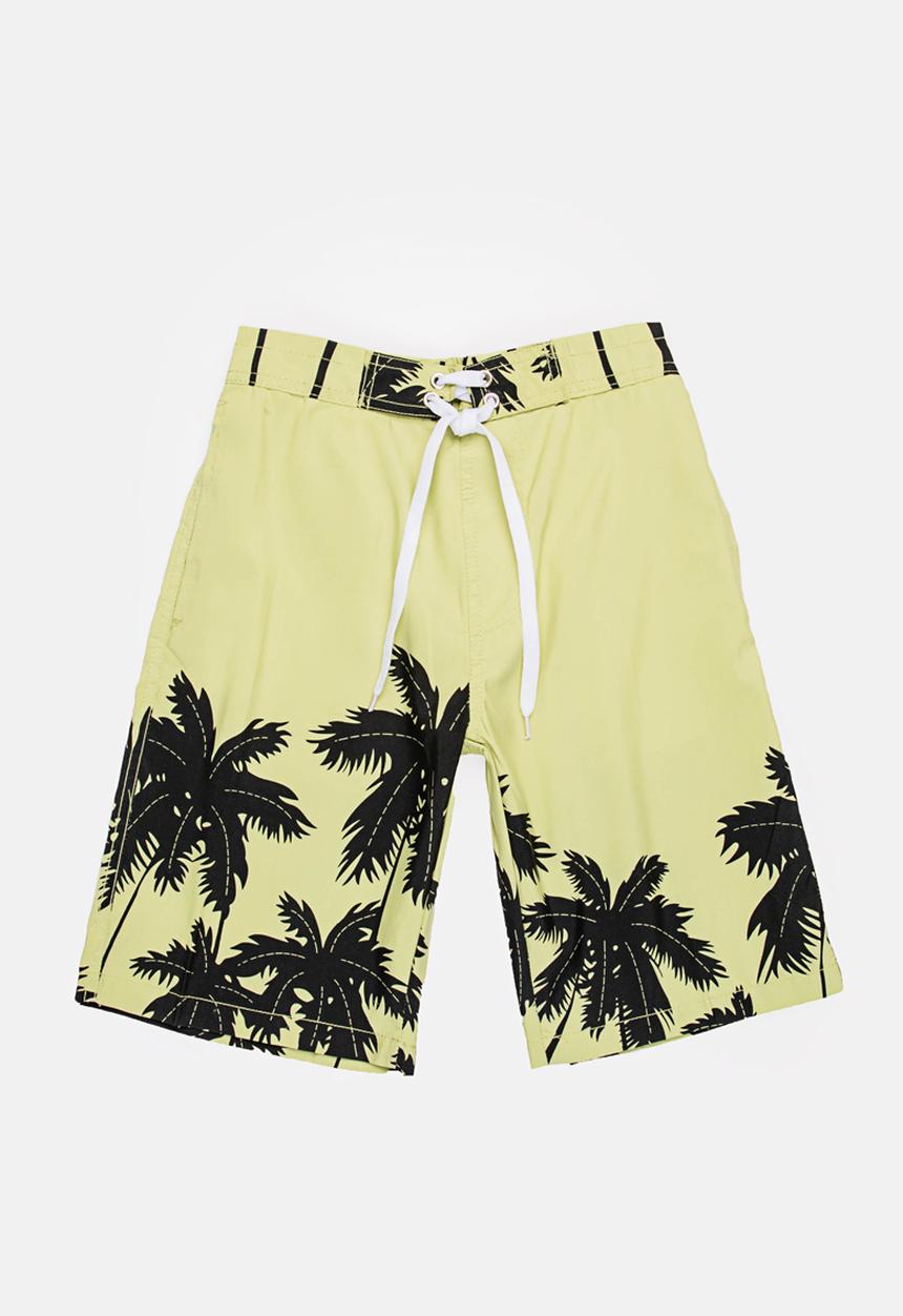 Pop Candy - Palm Tree Boardshorts Mint