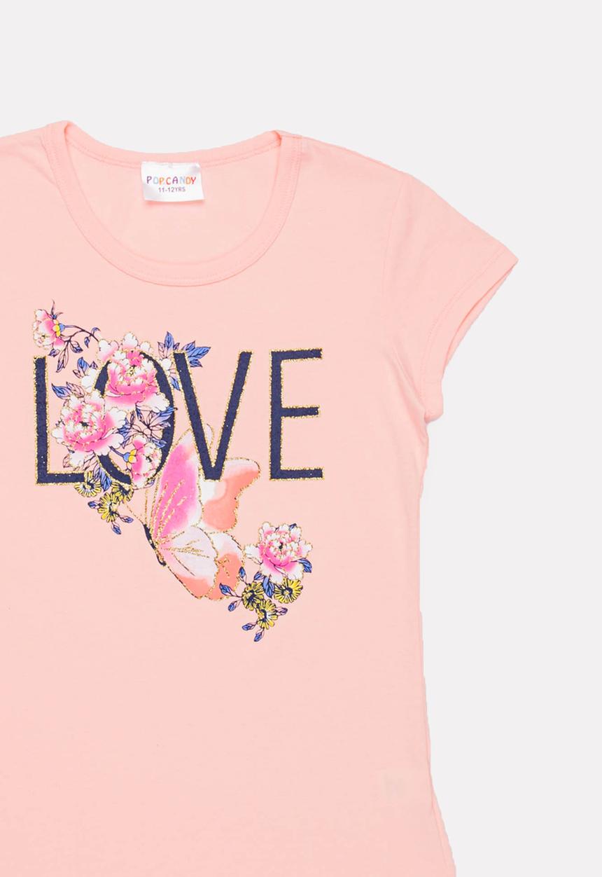 Pop Candy - Printed tee - pink
