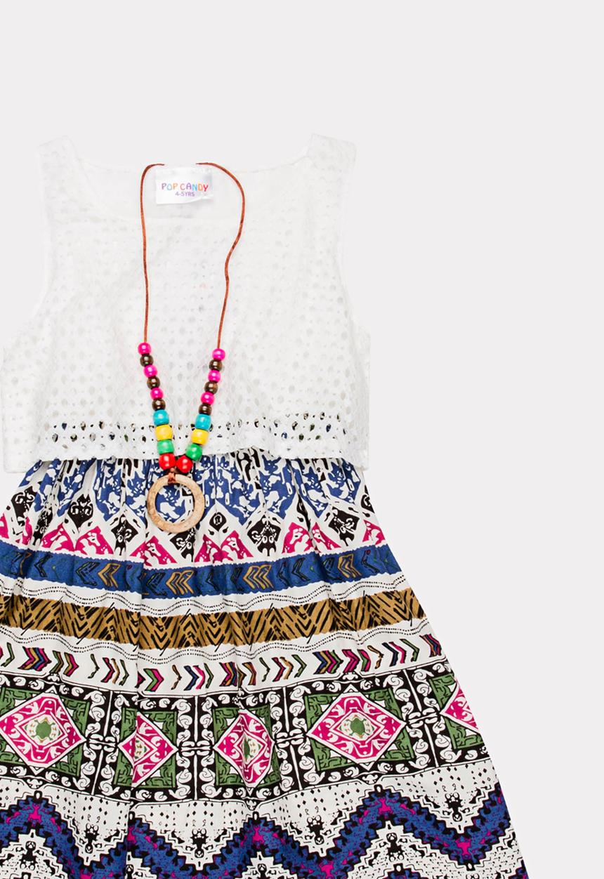 Pop Candy - Combo Printed Dress Multi-colour