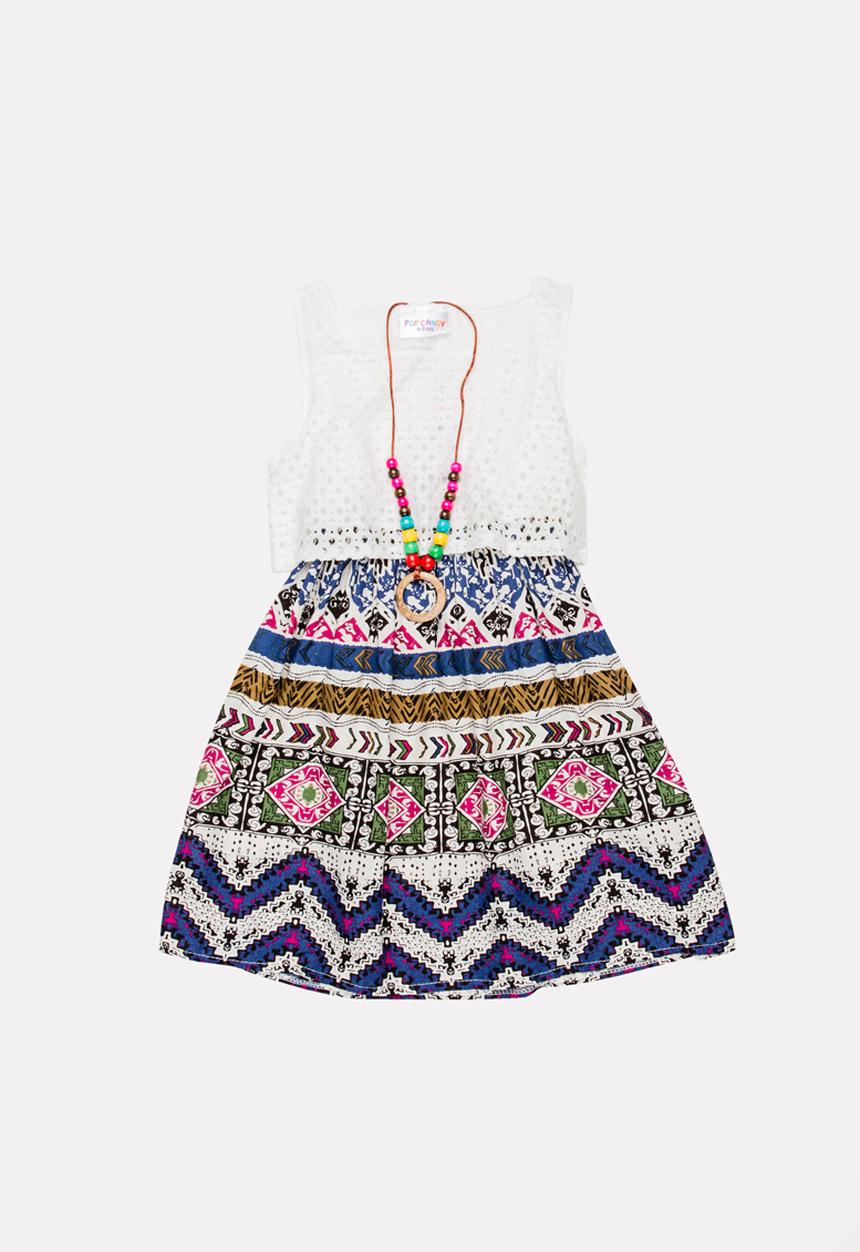 Pop Candy - Combo Printed Dress Multi-colour