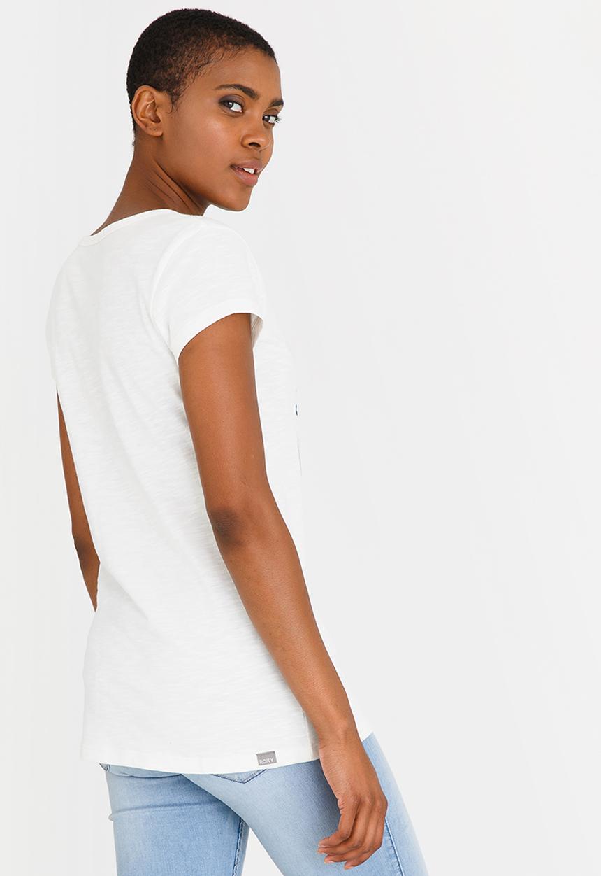 Roxy - Surf Out Loud Tee Off White