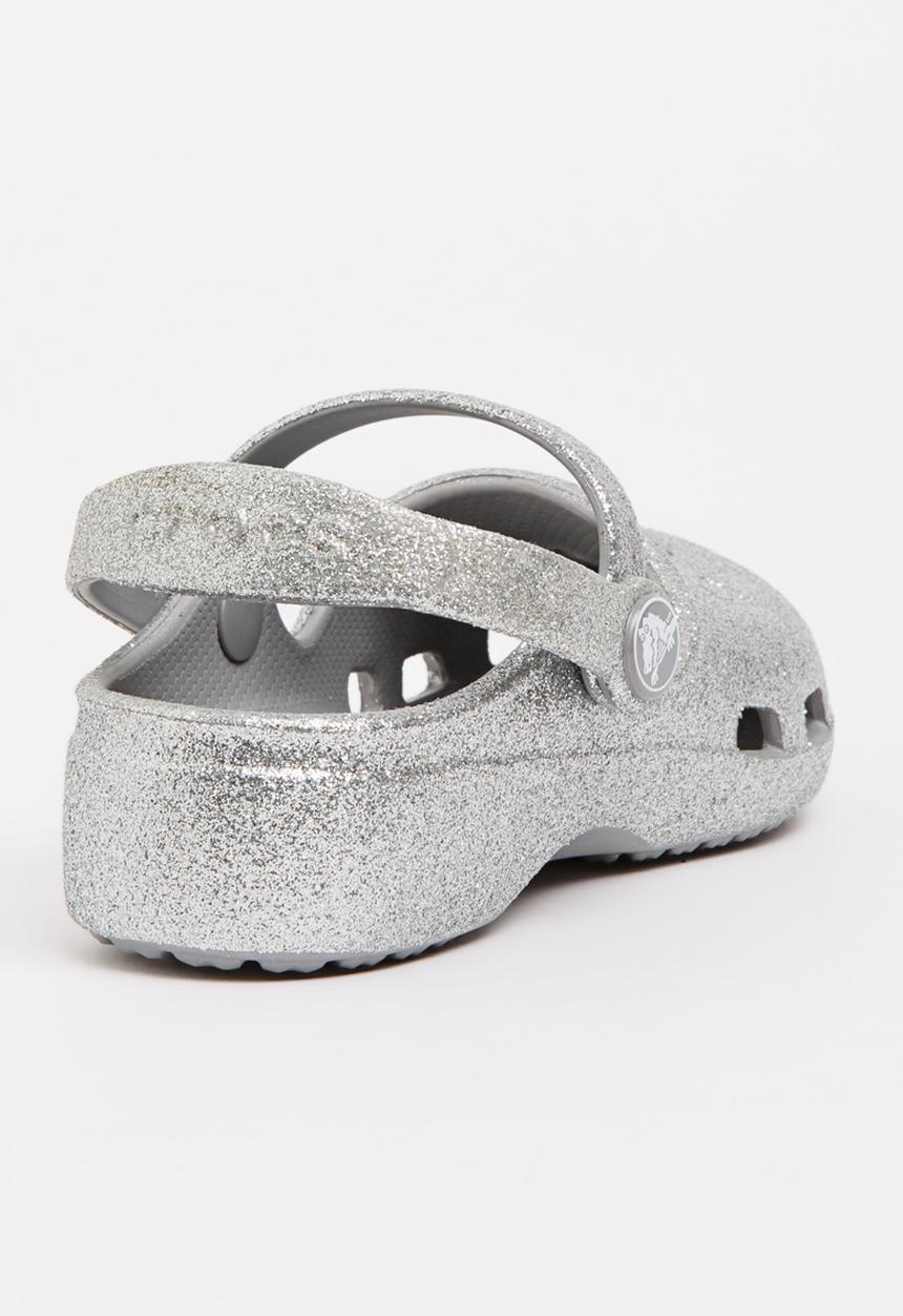 Crocs - Crocs Karin Sparkle Clog Silver