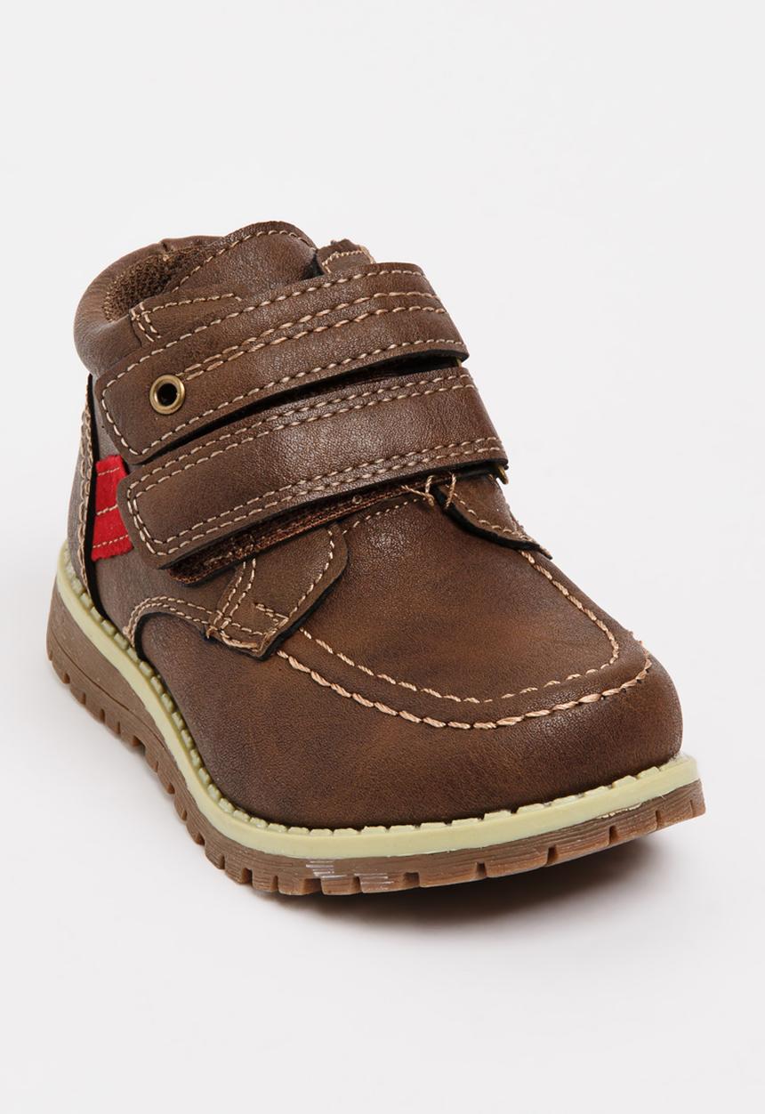 Jumbo - Velcro strap boot - brown