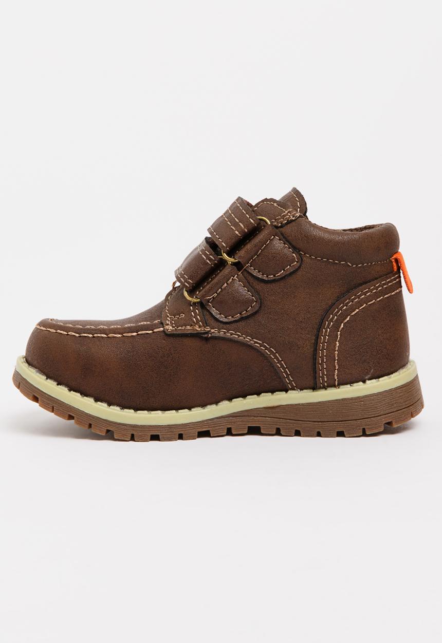 Jumbo - Velcro strap boot - brown