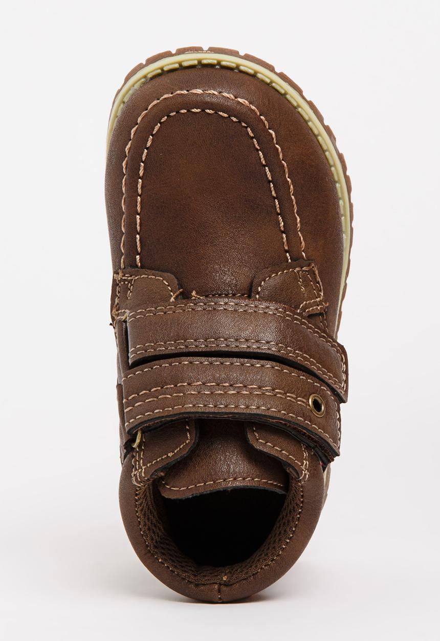 Jumbo - Velcro strap boot - brown