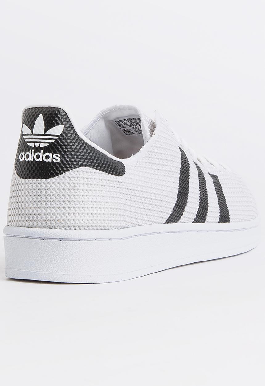 adidas Originals - Adidas Superstar 2 Tone Knit Sneakers White