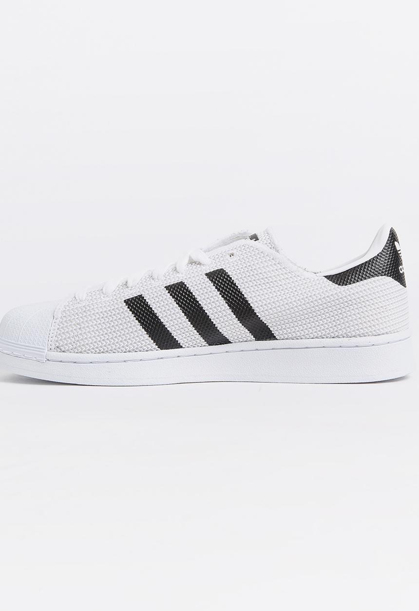 adidas Originals - Adidas Superstar 2 Tone Knit Sneakers White