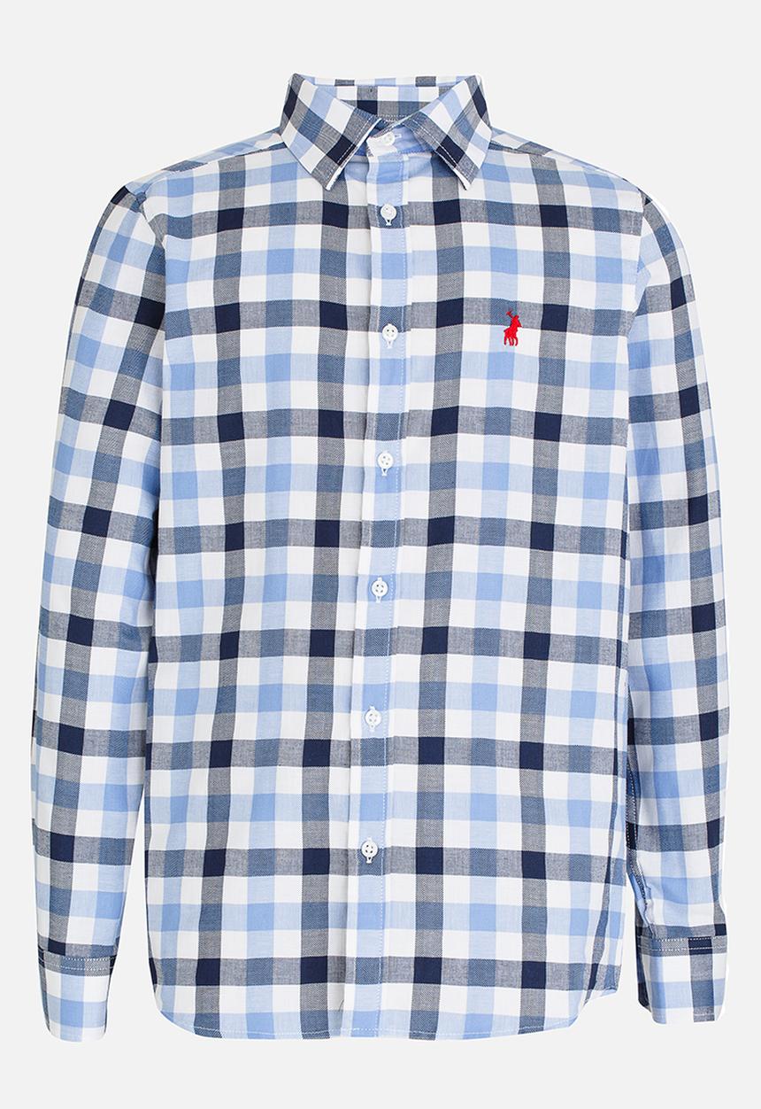 POLO - Kyle Check Shirt Blue