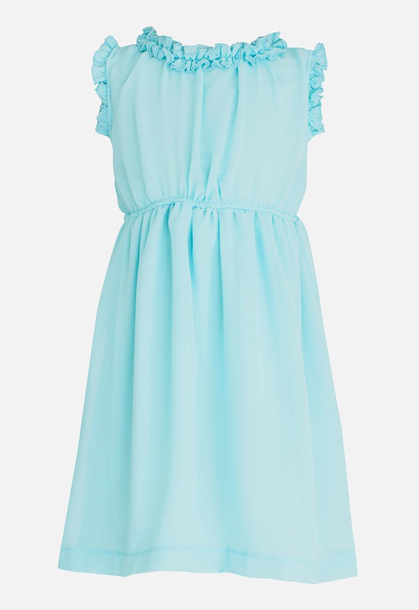 See-Saw - Mesh Dress with Ruffles Mint